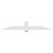 Ekena Millwork Eugene Architectural Grade PVC Gable Bracket, 84"W x 14"H x 2"D x 6"F, 4/12 Pitch GBP084X14X0206EUG00 - alternate 4